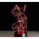 Beling 3D lampa, Deadpool , 7 barevná S163842TRE