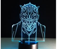 Beling 3D star wars lampa, Darth Maul , 7 barevná S163842SL