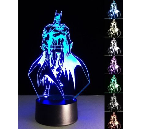 Beling Dětská lampa, Batman , 7 barevná S163842AS 