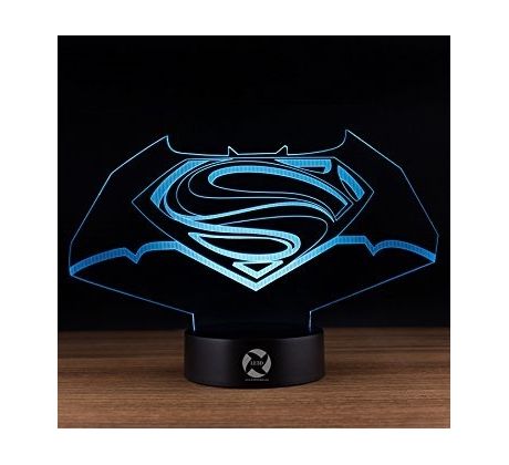 Beling Dětská lampa, Batman vs Superman, 7 barevná S163842GC 