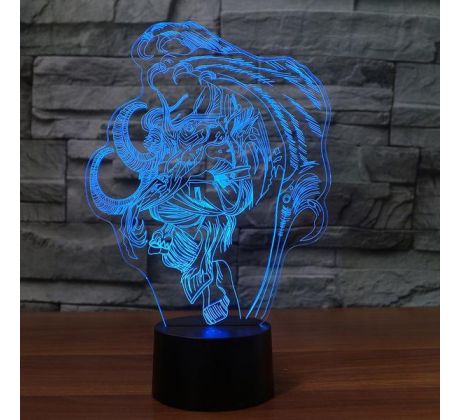 Beling 3D lampa,Illidan Stormrage , 7 barevná S163842TGA