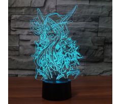 Beling Dětská lampa,Sylvanas Windrunner , 7 barevná S163842TFDW