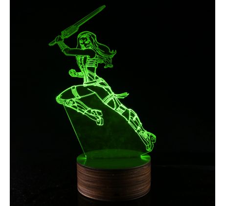 Beling 3D lampa, Gamora, 7 barevná S163842GTT