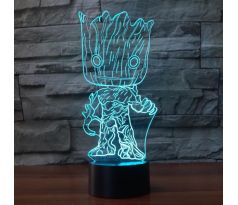 Beling Dětská lampa, Groot, 7 barevná S1638FD42GAJ 