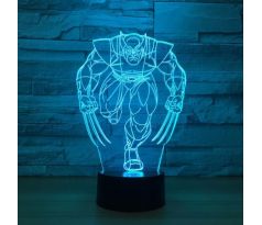 Beling 3D lampa, Wolverine, 7 barevná S1838FD42GAJ