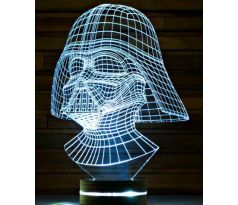 Beling 3D star wars lampa, Darth Vader, 7 barevná S3