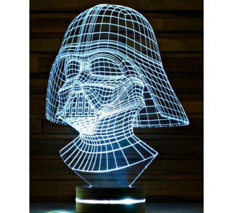 Beling 3D star wars lampa, Darth Vader, 7 barevná S3