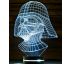 Beling 3D star wars lampa, Darth Vader, 7 barevná S3