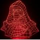 Beling 3D star wars lampa,Kylo Ren, 7 barevná S1H1142SLI