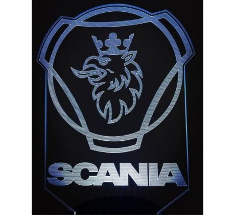 Beling 3D lampa, Scania logo , 7 barevná DW5DHDS13