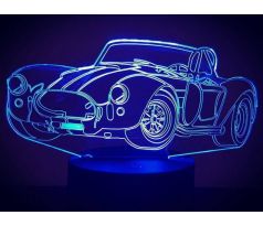 Beling 3D lampa,AC Cobra , 7 barevná DFJWQDFV2HHW