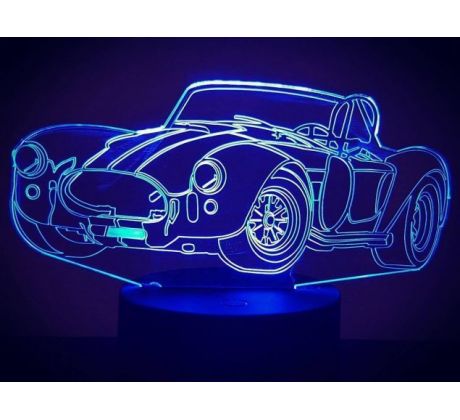 Beling 3D lampa,AC Cobra , 7 barevná DFJWQDFV2HHW