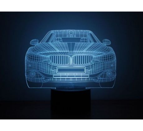 Beling 3D lampa,BMW maska ,7 barevná XS7