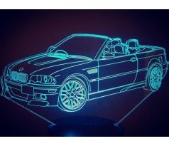 Beling 3D lampa,BMW M3 cabriolet , 7 barevná DFJWQDFV2HHW