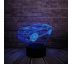 Beling 3D lampa,Chevrolet Camaro , 7 barevná DFJE58JJW587