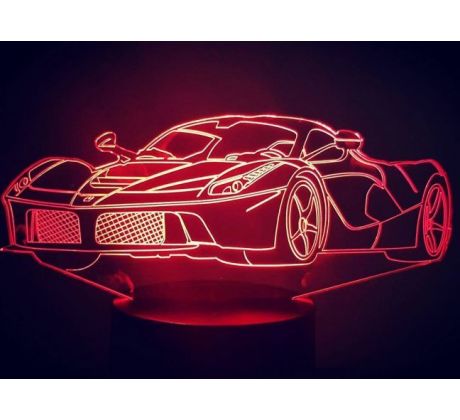 Beling 3D lampa,ferrari enzo , 7 barevná DFJWQDFV2