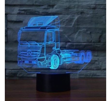 Beling 3D lampa,Kamion Mercedes, 7 barevná DFJE58JsSQ6JW