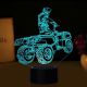 Beling 3D lampa, čtyřkolka ATV , 7 barevná   DA1PDS13JJCV1D