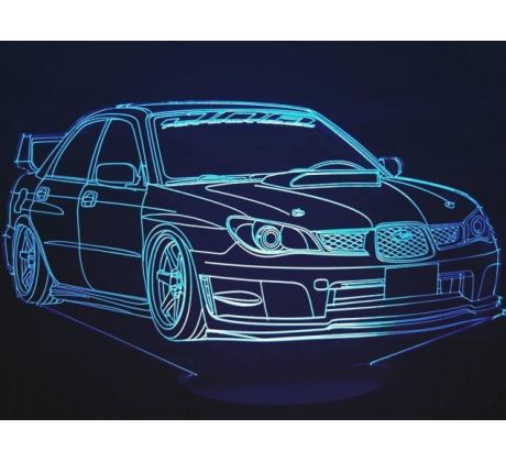 Beling 3D lampa,Subaru Impreza , 7barevná DFJE58JJW