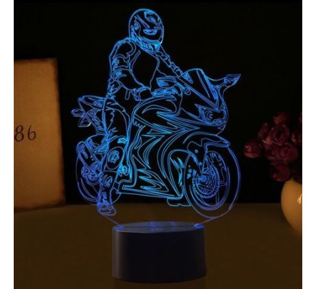 Beling 3D lampa,Superbike 2 , 7 barevná  DA1PDS13JJCV1