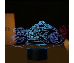 Beling 3D lampa,Superbike 4 , 7barevná DACCV1JT2