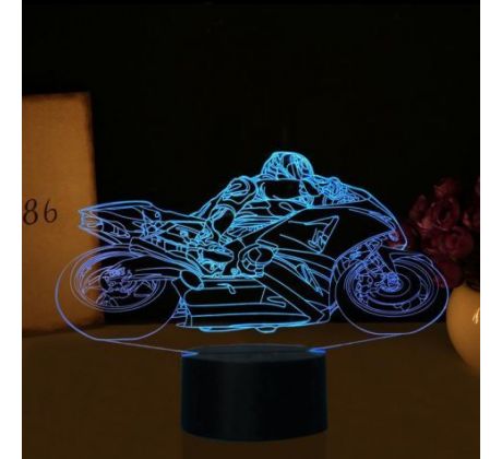 Beling 3D lampa,Superbike 4 , 7barevná DACCV1JT2