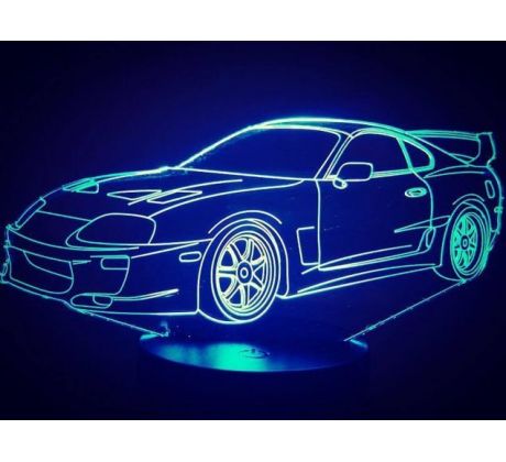 Beling 3D lampa,Toyota Supra , 7 barevná DFJE58JJW587