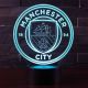 Beling 3D lampa, Manchester City, 7 barevná S229