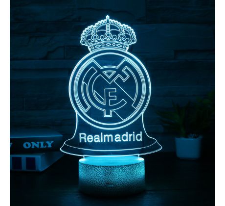 Beling 3D lampa, Real Madrid, 7 barevná S101