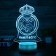 Beling 3D lampa, Real Madrid, 7 barevná S101