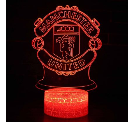 Beling 3D lampa, Manchester united, 7 barevná S98