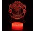 Beling 3D lampa, Manchester united, 7 barevná S98