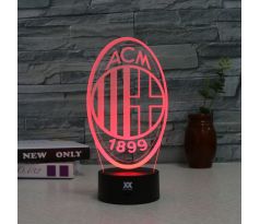 Beling 3D lampa, AC Miláno, 7 barevná S73