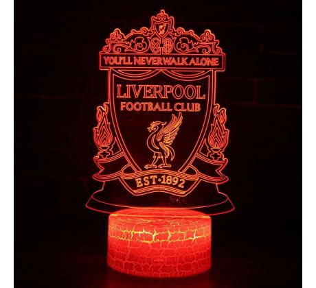 Beling 3D lampa, Liverpool, 7 barevná S70