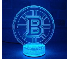Beling 3D lampa, 3D lampa Boston Bruins, 7 barevná S71DDDS8