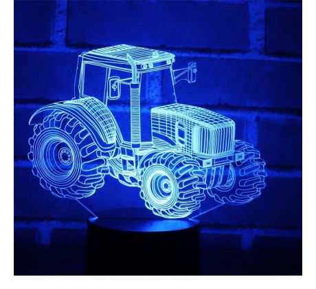 Beling 3D lampa,Traktor, 7 barevná DFJE58JJQW587