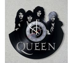 Beling nástenne vinylové hodiny Queen čierne, AS7853S
