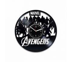 Beling nástenne vinylové hodiny Avengers čierne, 69GDDS