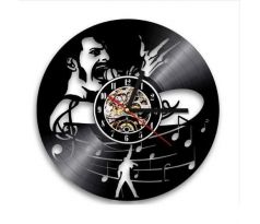 Beling nástenne vinylové hodiny Freddie Mercury čierne, AS785QN