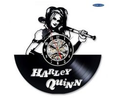 Beling nástenne vinylové hodiny Harley Quinn čierne, 59A36Q