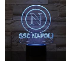 Beling 3D lampa, SSC Neapol, 7 barevná S231