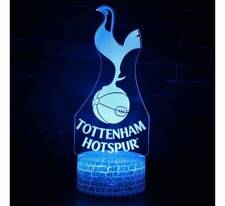 Beling 3D lampa,Tottenham hotspur, 7 barevná S233