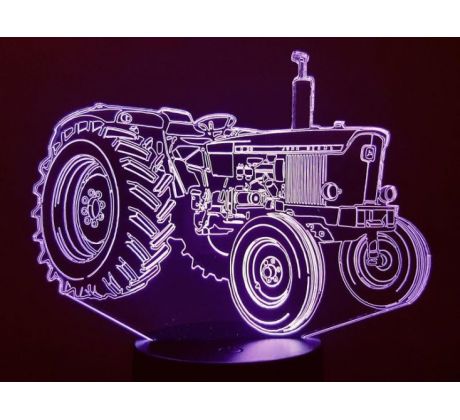 Beling 3D lampa,malo traktor, 7 farebná HHRSQL554