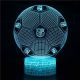 Beling 3D lampa, Lopta s logom FCB barcelona, 7 barevná S89