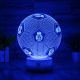 Beling 3D lampa, Lopta s logom Real Madrid, 7 barevná S93