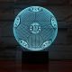 Beling 3D lampa, Lopta s logom Chelsea, 7 barevná S87