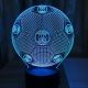 Beling 3D lampa, 3D lampa lopta s logom PSG Paris, 7 barevnáDDRKS8