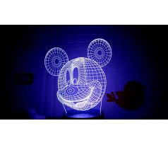 Beling Dětská lampa, Mickey mouse, 7 barevná S9139