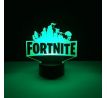 Beling 3D lampa, Fortnite logo, 7 farebná L341D