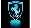 Beling Dětská lampa, Ferrari logo, 7 barevná S9157